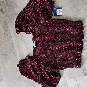 Arizona Jean Company Purple Crop Top